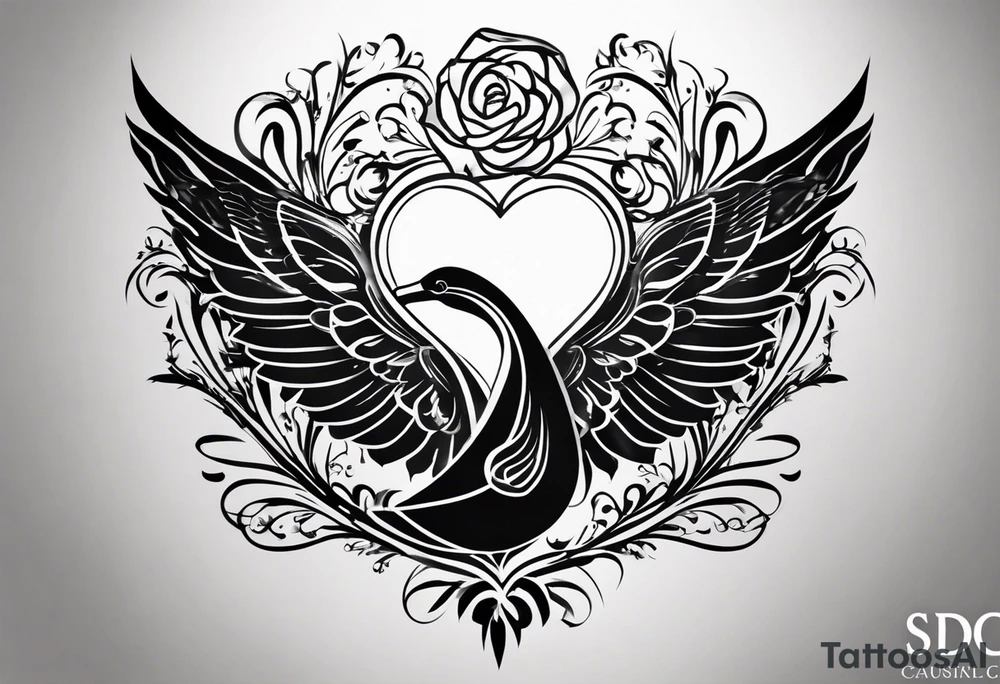 I would like a tattoo that covers the forearm, but with a light and airy design, leaving a lot of white space between the elements. The design should symbolize love and family, subtly incorporating the initials SDCM. I envision simple symbols like a rose or a heart, a dove, or a tree of life, with fine lines and an understated style. The tattoo should have a harmonious look while staying minimalist. tattoo idea