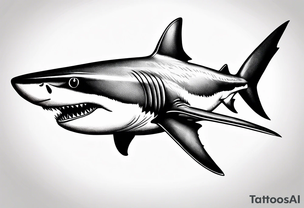 Shark tattoo idea