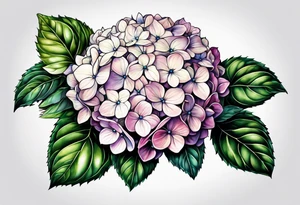 Hydrangea tattoo idea