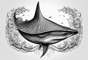 Stingray tattoo idea