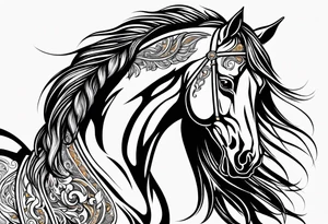horse tattoo idea