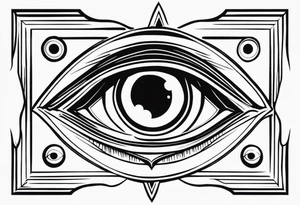 Band tool eye tattoo idea