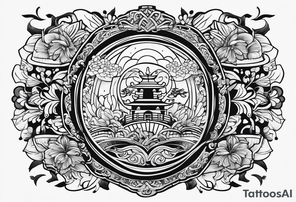 Traditional Vietnamese tattoo idea