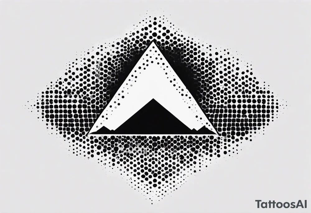 free masonry symbol , rectangle tattoo idea