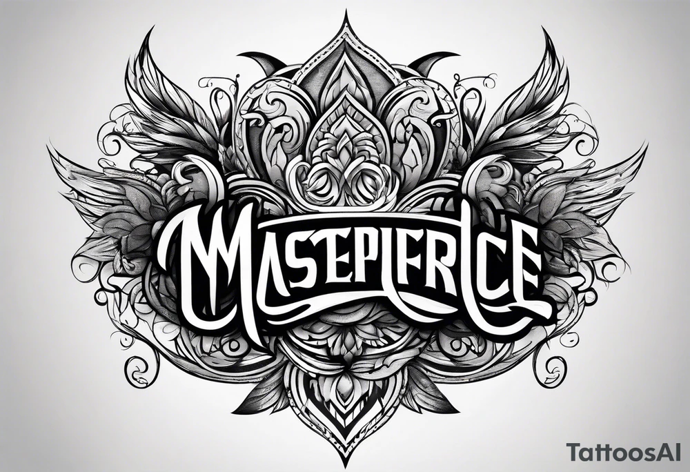 MALIN lettering tattoo idea