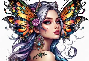 fairy godesss tattoo idea