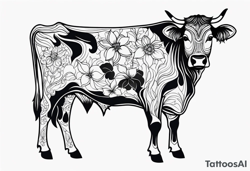 COW ANIMAL tattoo idea