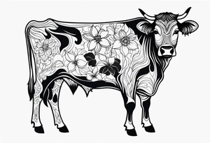 COW ANIMAL tattoo idea