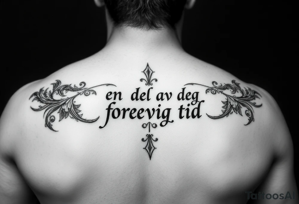 Quote: en del av deg forevig tid. Pappa 20.12.24 tattoo idea