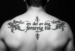 Quote: en del av deg forevig tid. Pappa 20.12.24 tattoo idea