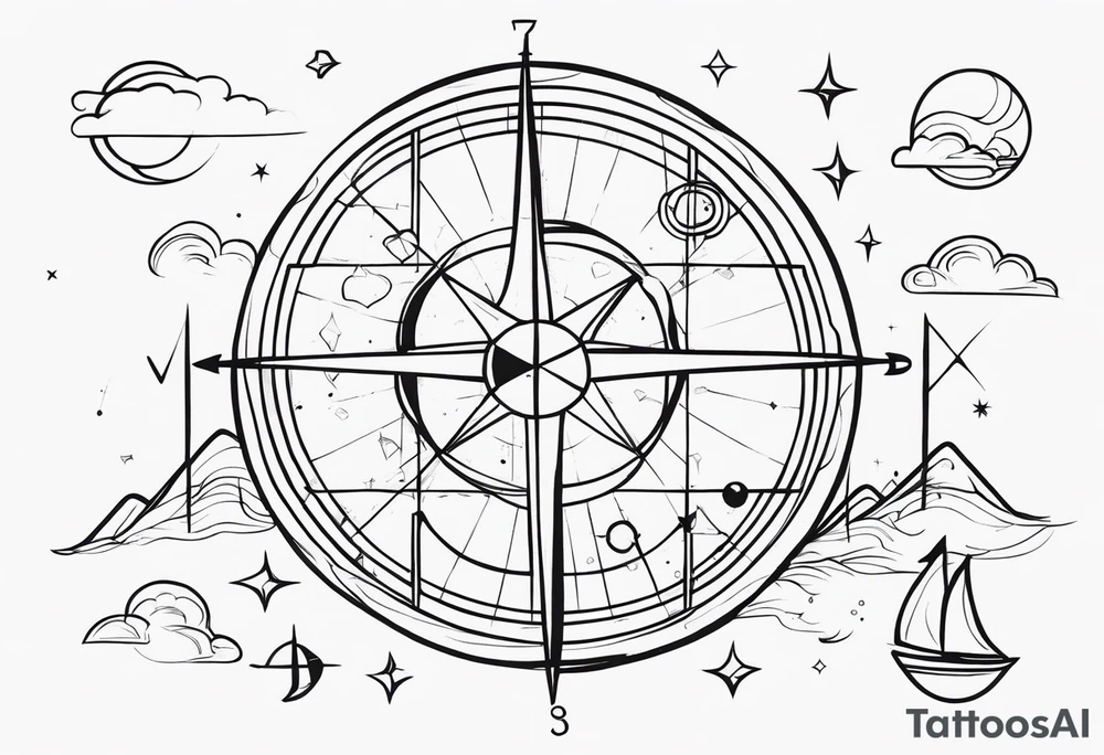 Coordinates tattoo idea