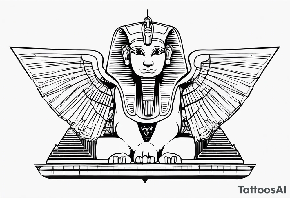 Enigmatic Sphinx, tattoo idea