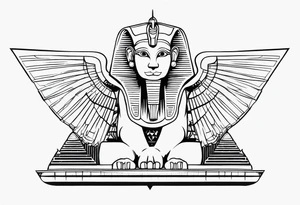 Enigmatic Sphinx, tattoo idea