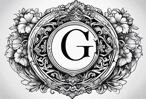 O.  initials tattoo idea
