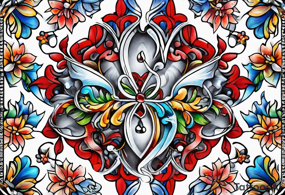 Autism puzzle tattoo idea