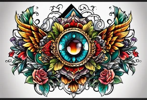 Above no one below no one tattoo idea