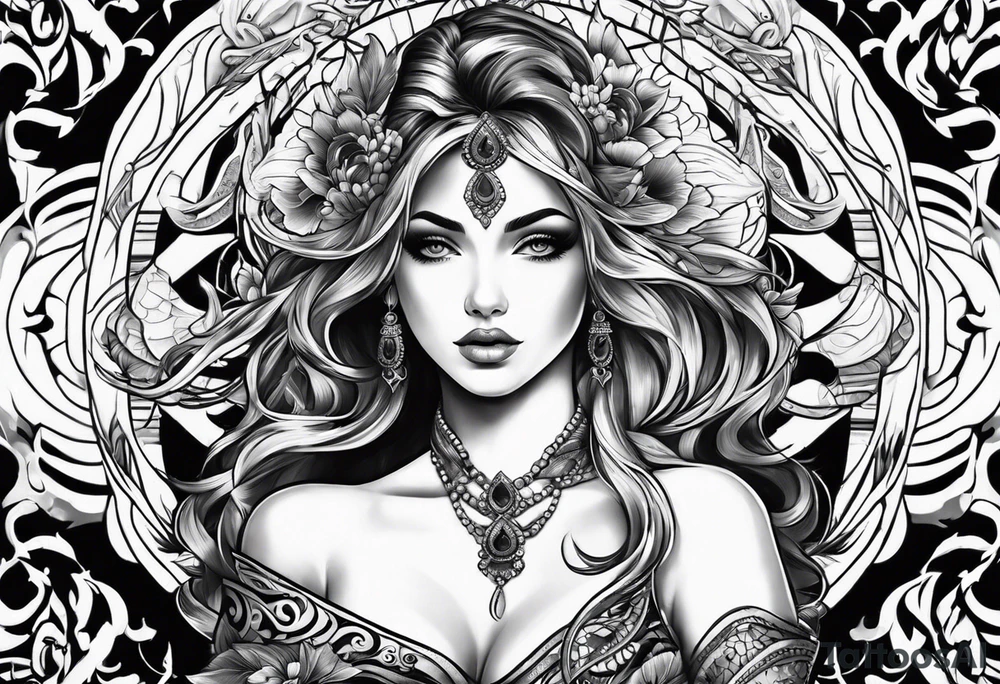 Full back tattoo tattoo idea