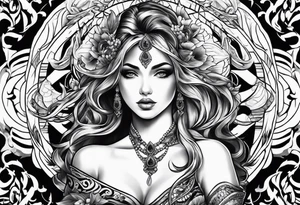Full back tattoo tattoo idea