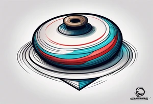Curling stone l tattoo idea