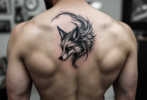 fox of nine tails, full body tattoo idea