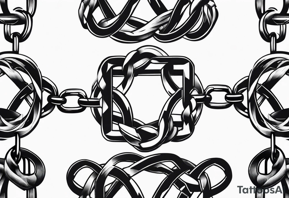 tattoo broken chain tattoo idea