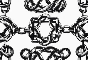 tattoo broken chain tattoo idea