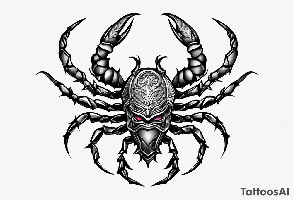 scorpio tattoo idea