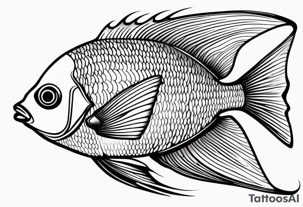 Angelfish tattoo idea