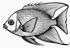 Angelfish tattoo idea