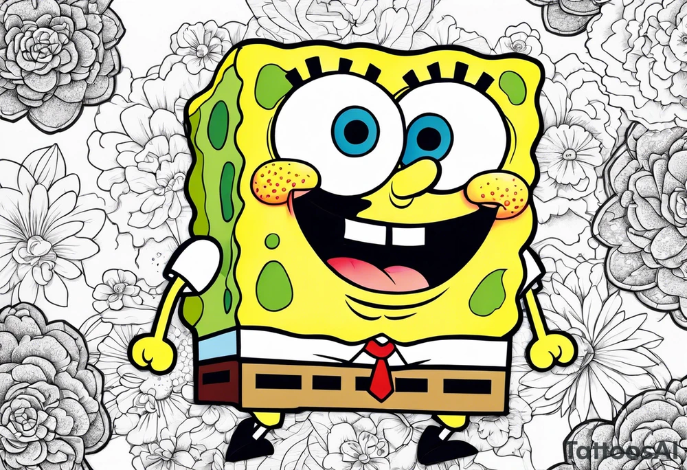 SpongeBob SquarePants tattoo idea