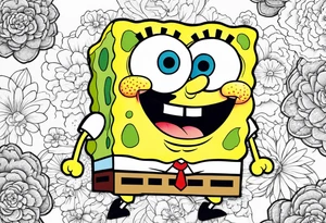 SpongeBob SquarePants tattoo idea