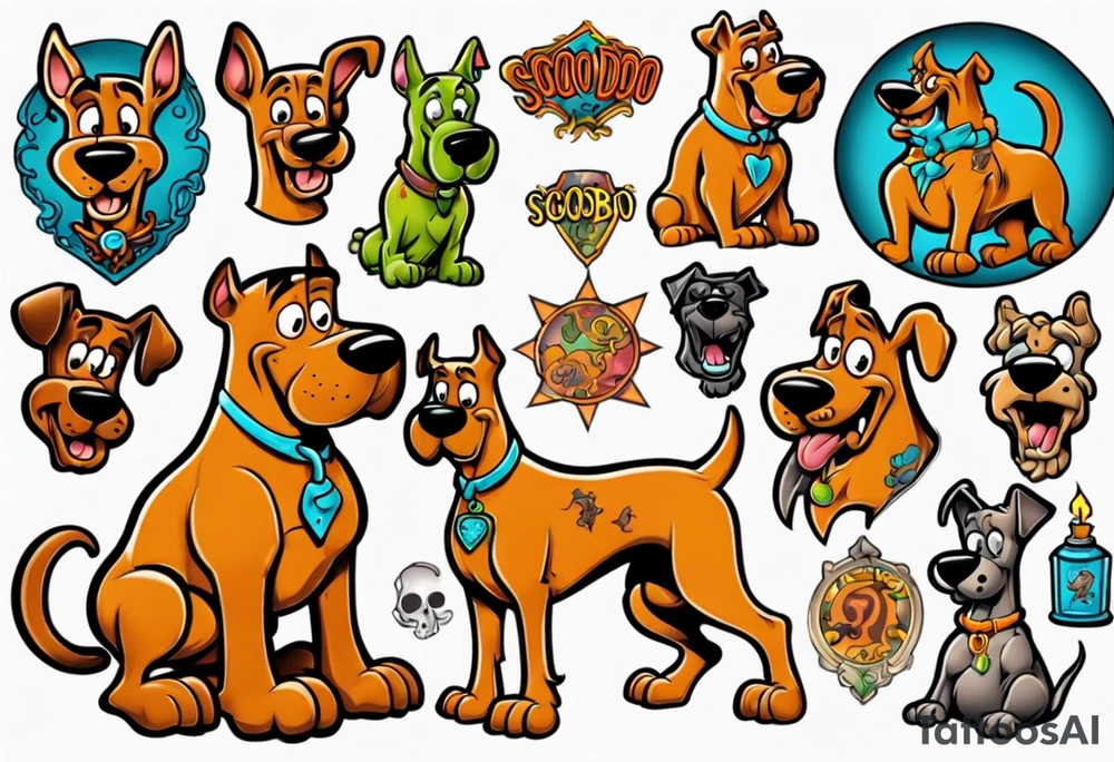scooby doo tattoo idea
