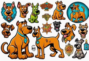scooby doo tattoo idea