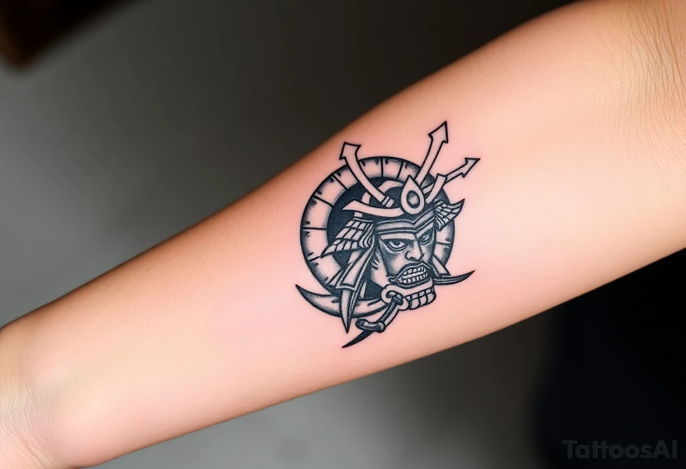 amaterasu and samurai tattoo idea