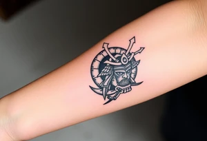 amaterasu and samurai tattoo idea