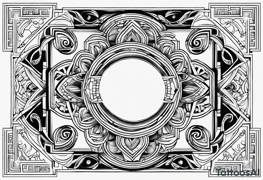 Meander tattoo idea