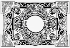 Meander tattoo idea
