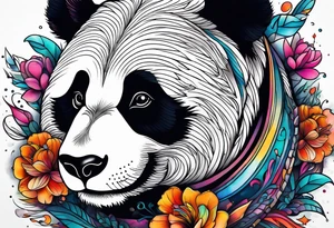 Panda tattoo idea
