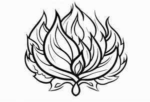 Fire tattoo idea