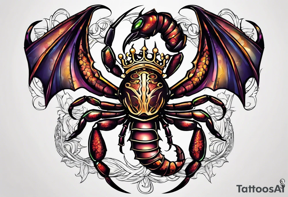 Money Scorpio king tattoo idea