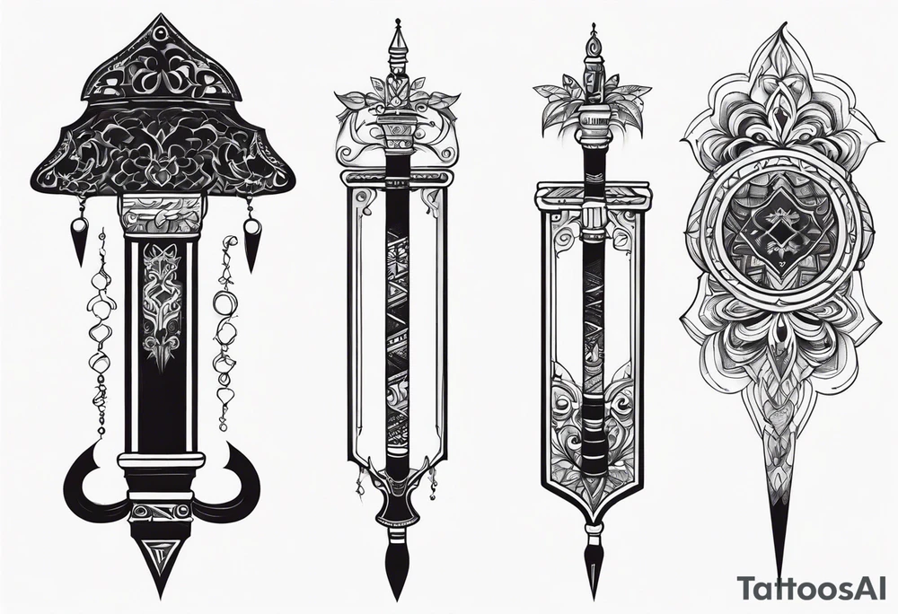 Pogo stick tattoo idea