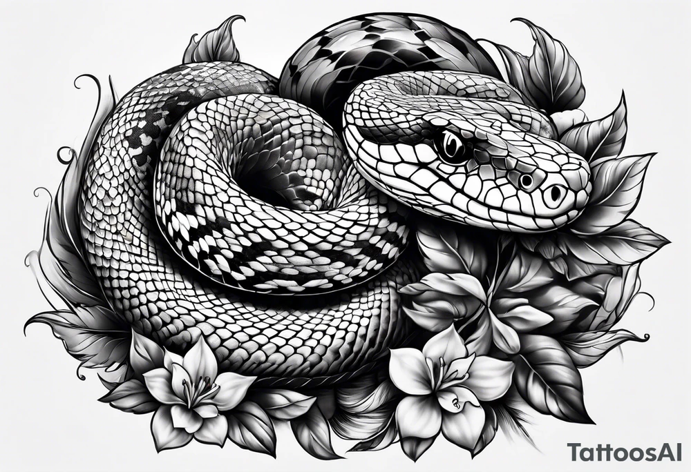 snake tattoo idea