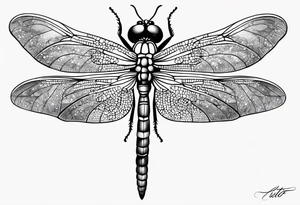 tutto passo dragonfly tattoo idea
