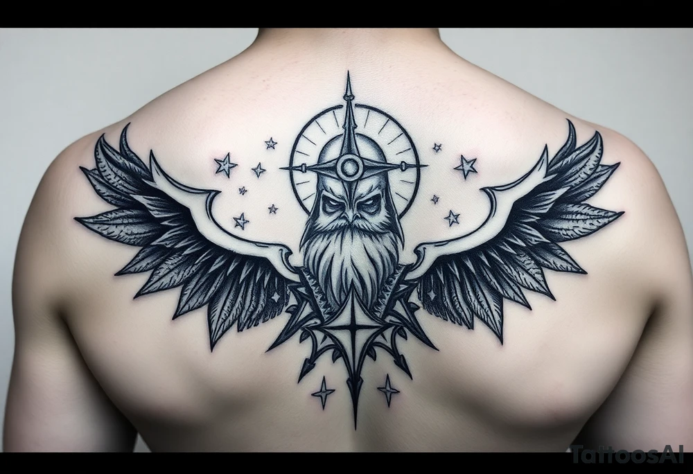 Father time/Keeper of the stars tattoo idea