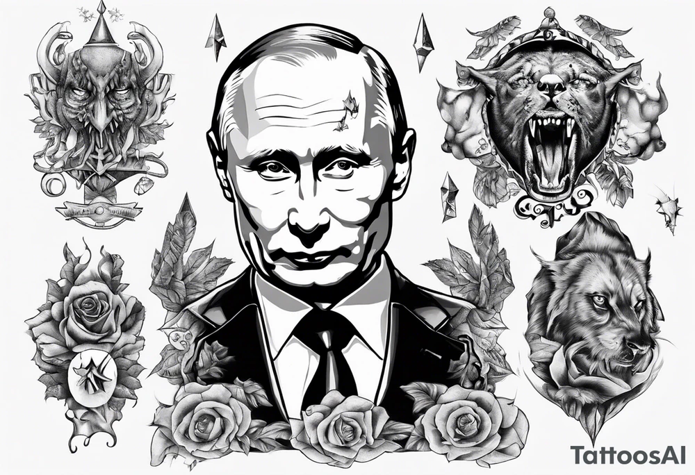 Putin getting railed tattoo idea