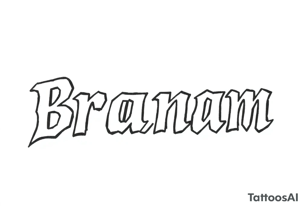 Branam tattoo idea