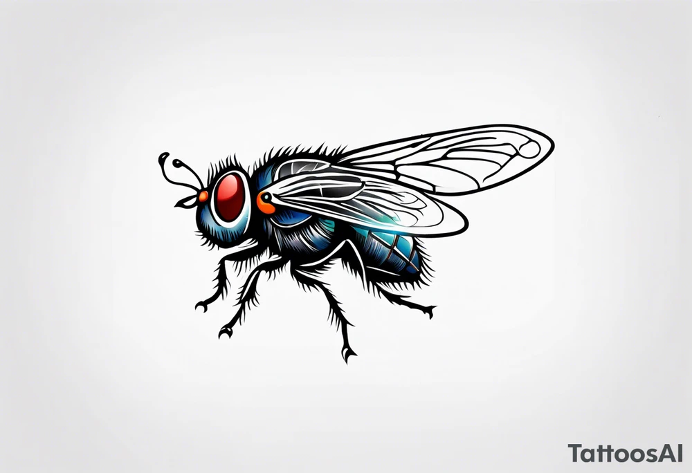 fly tattoo idea