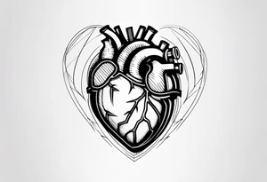 Mechanical Heart tattoo idea
