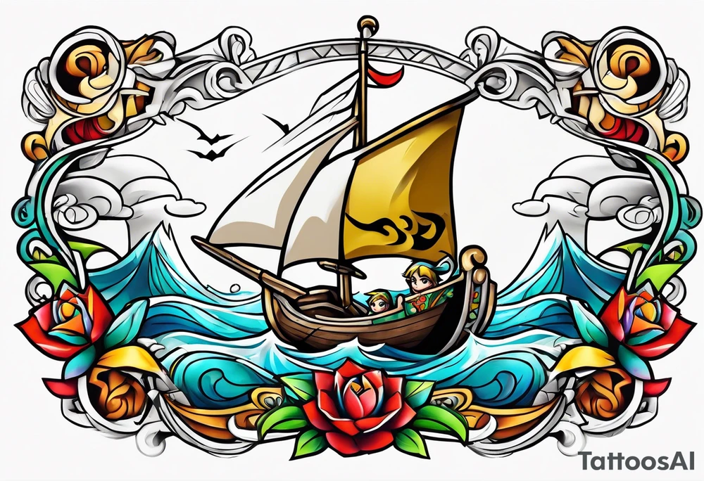zelda wind waker tattoo idea
