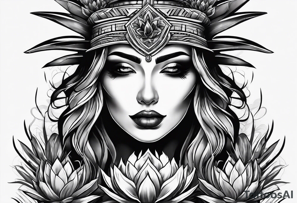 Ghost in agave tattoo idea